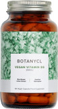 Botanycl Vegan Vitamin D3 - As Seen on Dragons Den - 2500 IU - 120 Capsules - 4 Month Supply - 100% Plant-Based from Lichen - Supports Hair, Mood, Immune Health & Bone Strength