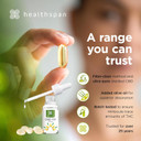 Healthspan 900mg (2 x Packs of 450mg) CBD Oil Capsules | 60 Capsules | Added Vitamin D3 | Vegan
