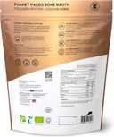 Planet Paleo Organic Bone Broth - Cooling Herbs (450g, 50 Servings) Organic, Grass Fed, High Protein | Fennel, Peppermint, Liquorice and Aloe Vera - Digestive Support