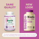 Incite Nutrition Biotin Hair Growth Support Supplement 12,000mcg - 400 Tiny 6mm Tablets (Full Year Plus Supply) - for Men & Women