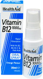 HealthAid Vitamin B12 1000g Spray, Orange, 20 Millilitre