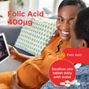 Healthspan Folic Acid 400µg | 360 Tablets | Women's Health | Vitamin B9 | High Strength Formulation | Early Pregnancy | Planning to Conceive | Vegan