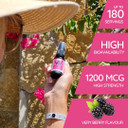 WELL ACTUALLY Liposomal Vitamin B12 Spray 1200mcg - High Bioavailability High Absorption Vegan B12 Methylcobalamin Oral Spray for Energy, Brain, Immunity - Truly Fruity (180 Sprays)