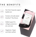 Hair Gain Biotin Supplement for Hair Growth | Promotes Fuller, Thicker Hair Growth with Enhanced Vitamins Complex | Hair, Skin & Nails Support for Women | Vegan Capsules - 1 Month Supply