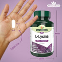 Natures Aid L-Lysine 1000mg  High Strength Essential Amino Acid  Supports Immune System, Muscle Recovery, Collagen, Bone Health & Energy  Vegan, Gluten-Free - 60 Tablets