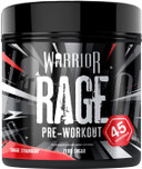 Warrior Rage - Pre-Workout Powder - 392g - Energy Drink Supplement with Vitamin C, Beta Alanine and Creatine Gluconate - 45 Servings (Energy Burst)