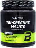 BioTechUSA Tri Creatine Malate | 4500mg Triple Creatine Compound | Gluten Free | for Enhanced Physical Performance in High-Intensity Workouts, 300g