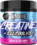 Warrior Creatine Monohydrate Plus Electrolytes Powder 360g - Hydration and Performance Drink - Nutrition Shake to Promote Muscle Growth (Not Tablets, Sachet, Gummies) - 80 Servings (Mixed Berry) Warrior Creatine Monohydrate Plus Electrolytes Powder 360g - Hydration and Performance Drink - Nutrition Shake to Promote Muscle Growth (Not Tablets, Sachet, Gummies) - 80 Servings (Mixed Berry)