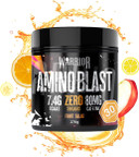 Warrior Amino Blast 270g  BCAA Powder  Branched Chain Amino Acids Supplement, Intra Workout & Recovery, Energy Drink  30 Servings (Fruit Salad)