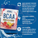 Applied Nutrition BCAA Powder - Branched Chain Amino Acids BCAAs Supplement, Amino Hydrate Intra Workout & Recovery Energy Drink (450g - 32 Servings) (Lemon & Lime)