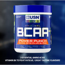 USN Power Punch BCAA Amino Acids Powder, Watermelon Flavour - 200g, Vegan BCAA Powder, Vitamin B6 & No Sugar, Pre Workout or Intra Workout Energy Drink Mix & Dietary Supplement to Maximise Performance USN Power Punch BCAA Amino Acids Powder, Watermelon Flavour - 200g, Vegan BCAA Powder, Vitamin B6 & No Sugar, Pre Workout or Intra Workout Energy Drink Mix & Dietary Supplement to Maximise Performance