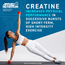 Applied Nutrition Creatine + 700ml Shaker | Creatine Monohydrate Micronized Powder, Increases High-Intensity Physical Performance (250g - 50 Servings) (Unflavoured)