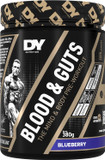 DY Nutrition - Blood and Guts Pre Workout Powder, 380g (Blueberry) - High Strength Preworkout with 350mg Caffeine, Citrulline Malate, Beta Alanine, Arginine AKG, L-Tyrosine, Vitamin B3 for Men & Women DY Nutrition - Blood and Guts Pre Workout Powder, 380g (Blueberry) - High Strength Preworkout with 350mg Caffeine, Citrulline Malate, Beta Alanine, Arginine AKG, L-Tyrosine, Vitamin B3 for Men & Women