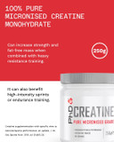 PhD Nutrition 100% Micronised Creatine Monohydrate Powder | Improved Strength and Performance During Exercise, 250g