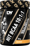 DY Nutrition HIT BCAA 10:1:1 (Mango) with L-Citrulline Malate, Beta Alanine + 12g of Branch Chain Amino Acids 400g Powder, 20 Servings - Optimal Pump & Performance | Non Stim Pre & Intra Workout