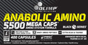 OLIMP SPORT NUTRITION Olimp Labs Anabolic Amino 5500 Mega Capsules - Pack of 400 Capsules 24743