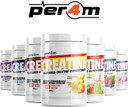 Per4m Creatine Powder | 80 Servings of Micronised Creatine Monohydrate | Performance & Strength | 8 Flavours (400g, Passionfruit)