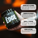 EFECTIV The Edge - Pre Workout Powder 300g - Lemon Sherbet - Low Calorie Formula with Caffeine, Beta Alanine & Vitamin B12 - Suitable for Vegans - Improved Energy, Mood & Focus (25 Servings)