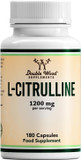 Double Wood L Citrulline | 180 L-Citrulline Capsules - 1200mg L Citrulline per Serving | 90 Servings | Nitric Oxide Supplement | Promotes Cardiovascular and Muscle Health | Non-GMO | UK Manufactured