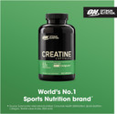 Optimum Nutrition Creatine Capsules with 2500 mg of Unflavoured Creatine Monohydrate per Serving, Creatine Food Supplement to support performance, 100 Servings, 200 Capsules