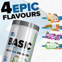 HR Labs Basic, Things we do Daily Creatine and Electrolytes Pre/Intra Workout, Beta Alanine & Betain Hydrous Hydration Formula, 510g & 30 Servings, Vegan (Fuzzy Fruits)