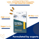 The Eye Doctor Dry Eye Supplement - 30 Vegan Capsules - Lutein, Zeaxanthin, Meso-Zeaxanthin, Vitamin A, Omega 3 6 7 9, Sea Buckthorn Fruit - Goji Berry & Bilberry Extract - Vision Health Support