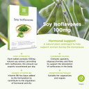 Healthspan Soy Isoflavones Hormone Balance 100mg | with Vitamin B6 | Regulate Hormonal Activity | Natural Plant Oestrogen | 40% Isoflavone Content | Soy Germ Extract | Vegan (120 Tablets)