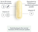 Quercetin+ Capsules with Vitamin C & Vitamin D  Energy Supplement with Immune Support  28 Day Supply  5000mg Quercetin Supplement by FutureYou Cambridge Quercetin+ Capsules with Vitamin C & Vitamin D  Energy Supplement with Immune Support  28 Day Supply  5000mg Quercetin Supplement by FutureYou Cambridge
