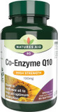 Natures Aid Co-Q-10 100mg  Co-Enzyme Q10 Supports Energy Production & Heart Function  High Strength Ubiquinone  Pack of 90 Softgels  Gluten Free  Non-GMO  Sunflower Oil Base for Absorption