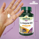 Natures Aid Co-Q-10 100mg  Co-Enzyme Q10 Supports Energy Production & Heart Function  High Strength Ubiquinone  Pack of 90 Softgels  Gluten Free  Non-GMO  Sunflower Oil Base for Absorption