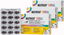 90 Nutrof Total Capsules  Eye Health Supplement with Lutein, Zeaxanthin, Omega 3, and Antioxidants | Daily Dose of Essential Nutrients for Optimal Eye Health | 30 Capsules x 3 Packs (3-Month Supply)