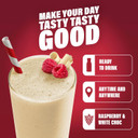 SlimFast Ready To Drink Shake, Meal Replacement Shakes for Weight Loss and Balanced Diet, High Protein, Vitamins and Minerals, No Added Sugar, Raspberry and White Chocolate Flavour, 6 x 325 ml