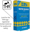HRI Water Balance - to Relieve Symptoms of Mild Water Retention. with Dandelion Root, Uva Ursi and Buchu Leaf Extract. 1 Pack. 60 Tablets