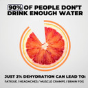 Tonic Health Energy and Hydration Tablets - 15 Vitamins, Minerals, Plants with Panax Ginseng, No Sugar Effervescent Multivitamins - Rehydration Electrolytes Tablets, Blood Orange 20 Count