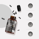 Activated Charcoal Capsules 2000mg - 180 Vegan Capsules - Activated Charcoal Supplement - Sourced from Eucalyptus and Acacia Barks - Non-GMO & Magnesium Stearate-Free