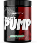 Efectiv Project Pump Pre Workout Powder - Stimulant Free Pre Workout with Citrulline, Nitrosigine, Rednite for Vicious Pumps & Enhanced Focus - Vegan, 40 Servings, Made in UK, Cherry Breeze Flavour