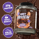 Bodyfuel Whey Protein Powder - 20g Protein for Muscle Recovery & Weight Management - Low-Calorie, Keto-Friendly - (1.8kg - 53 Servings) (Double Chocolate)