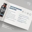 Testosterone Booster 90 Capsules for Men - with Garlic Extract 1000mg - High Strength Prime Supplement - Made in The UK  Halal