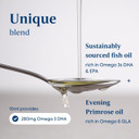 Efamol Efalex Brain Formula Liquid 150ml | Omega 3 Liquid Brain Supplement | Omega 3 DHA + EPA | Omega 6 Evening Primrose Oil | Fish Oil Omega 3 Brain Vitamins | Brain Supplements with Thyme Oil