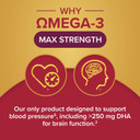 Seven Seas Omega-3 Fish Oil Max Strength, 1250 mg Fish Oil, 1063 mg Omega-3, 250 mg EPA & DHA & Vitamin D, 30 Capsules