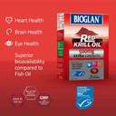 Bioglan Red Krill Oil | 500mg | High in Omega-3 | EPA & DHA | help Support Heart Eye & Brain health | One Month supply | 30 Capsules Bioglan Red Krill Oil | 500mg | High in Omega-3 | EPA & DHA | help Support Heart Eye & Brain health | One Month supply | 30 Capsules