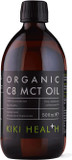 KIKI Health - Organic C8 MCT Oil - 100% Pure, Non-GMO, Cold-Pressed - Boosts Ketones & Metabolism - Supports Ketosis, Energy, Mental Clarity & Focus - Unflavoured & Odorless - 500ml