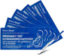 One Step 5 x Highly Sensitive 10mIU Pregnancy Test Strips (Tests up to 6 Days Earlier)