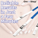 One Step: 50 x Early Detection 25mIU Pregnancy Test Strips - Fast, Easy and Accurate Home Testing