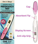 One Step: 2 x Digital Pregnancy Test Fast and Easy to Use with Clear Yes/No Results