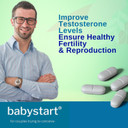 Babystart Fertility Supplements for Men - FertilMan 30 Tablets, 1 Month Supply, Male Fertility Vitamins with Zinc, Folic Acid and Vitamin D for Conception, Immune Support - Mens Health Supplement