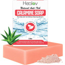 Natural Instant Itch Relief Soap Bar  Calming Calamine Soap For Itchy Skin, Irritation, Insect Bite, Eczema, Ivy Rash, Chicken Pox  Pure Raw Itch Defense Cleansing Skincare Natural Instant Itch Relief Soap Bar  Calming Calamine Soap For Itchy Skin, Irritation, Insect Bite, Eczema, Ivy Rash, Chicken Pox  Pure Raw Itch Defense Cleansing Skincare