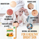 Natural Turmeric Soap Bar For Face & Body  Skin Brightening Soap For Dark Spots, Intimate Areas, Underarms  Exfoliating Face Wash Reduces Acne, Fades Scars & Cleanses Skin  5Oz Made In Usa Natural Turmeric Soap Bar For Face & Body  Skin Brightening Soap For Dark Spots, Intimate Areas, Underarms  Exfoliating Face Wash Reduces Acne, Fades Scars & Cleanses Skin  5Oz Made In Usa