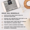 One With Nature Dead Sea Salt Lavender Soap 7Oz 3-Pack  Soothing And Exfoliating Soap Bar With Dead Sea Minerals For Face & Body, For Men & Women