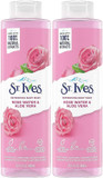 St. Ives Body Wash Refreshing Cleanser Rose Water & Aloe Vera Made With Plant-Based Cleansers & 100% Natural Extracts 16 Oz